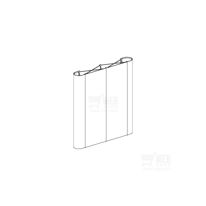 3x2 S pop-up messuseinän vaihtokuvavuodat.