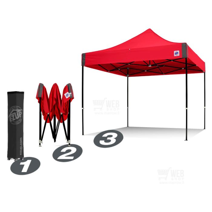 E-Z UP Eclipse 3x3 m - Pop-Up teltta nopea pystytys