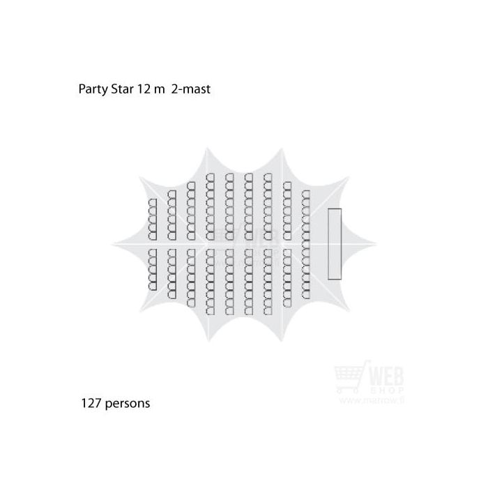 Party-Star 12x17m - tapahtumateltta