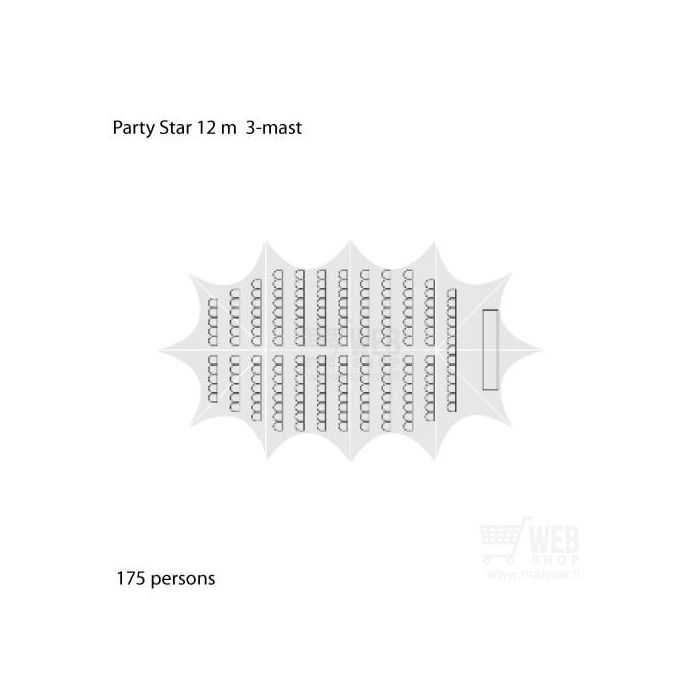 Party-Star 12x21m - tapahtumateltta
