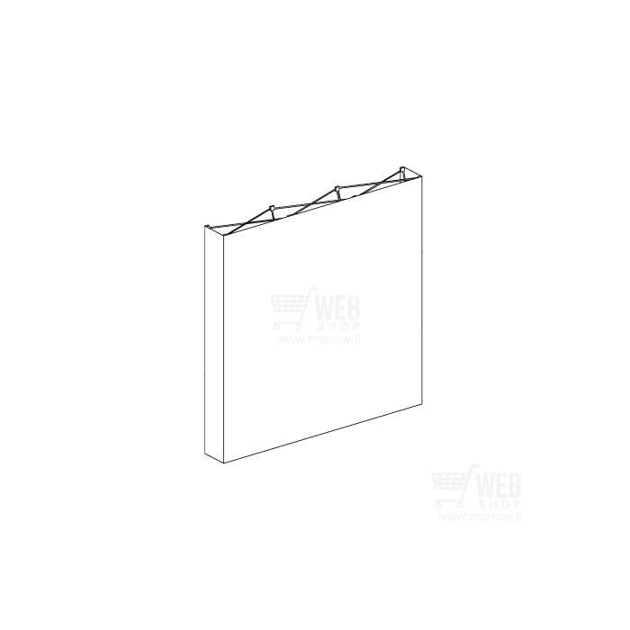 Quick-Up Wall - Textil 3x3 S kuvakangas vers2.0
