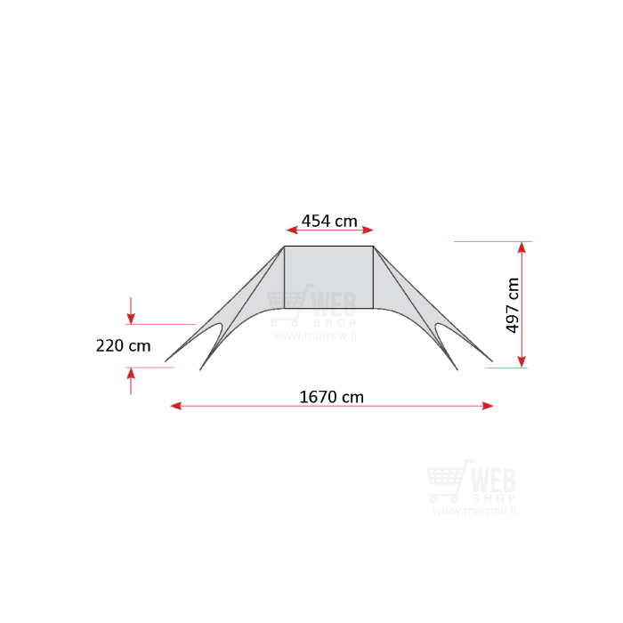 Party-Star 12x17m Stage - tapahtumateltta