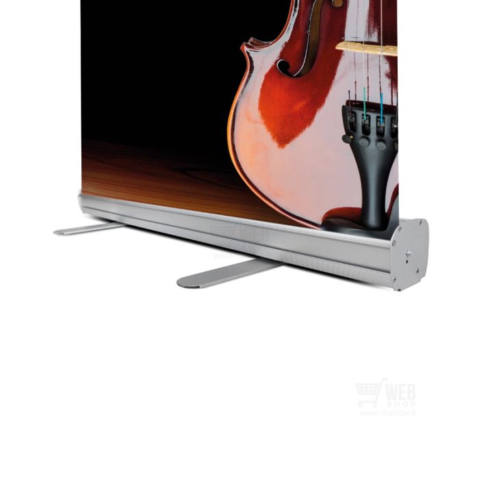 Quick-Up Roll - Classic Roll-Up 150x200cm seisoo tukevasti kahdella jalalla