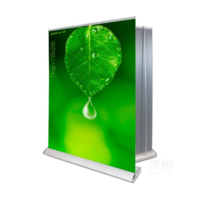 Quick-Up Roll - Drop 150x200 - roll-up teline