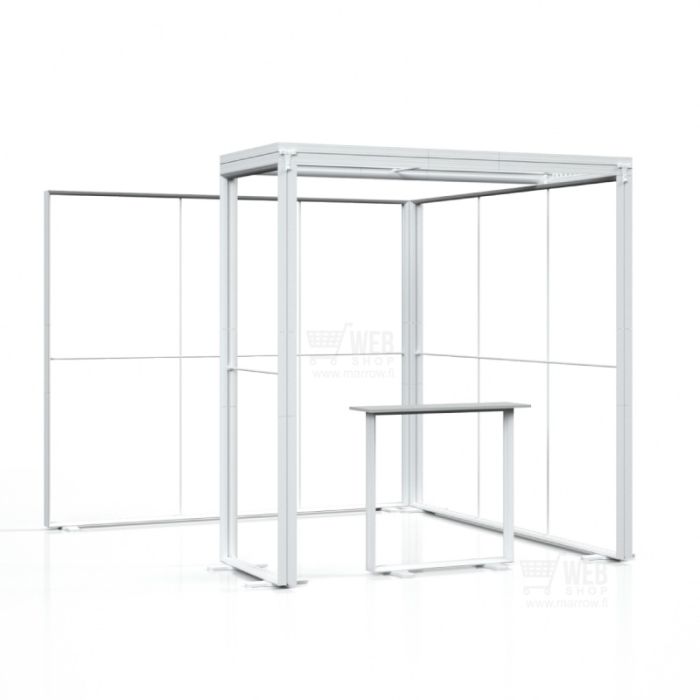 Quick-Up lightbox - Smart 3x3 L / Top frame set