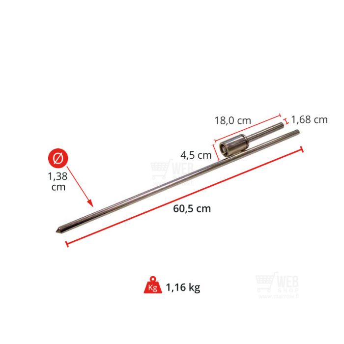Quick-Up BeachFlag - Ground Spike - sizes
