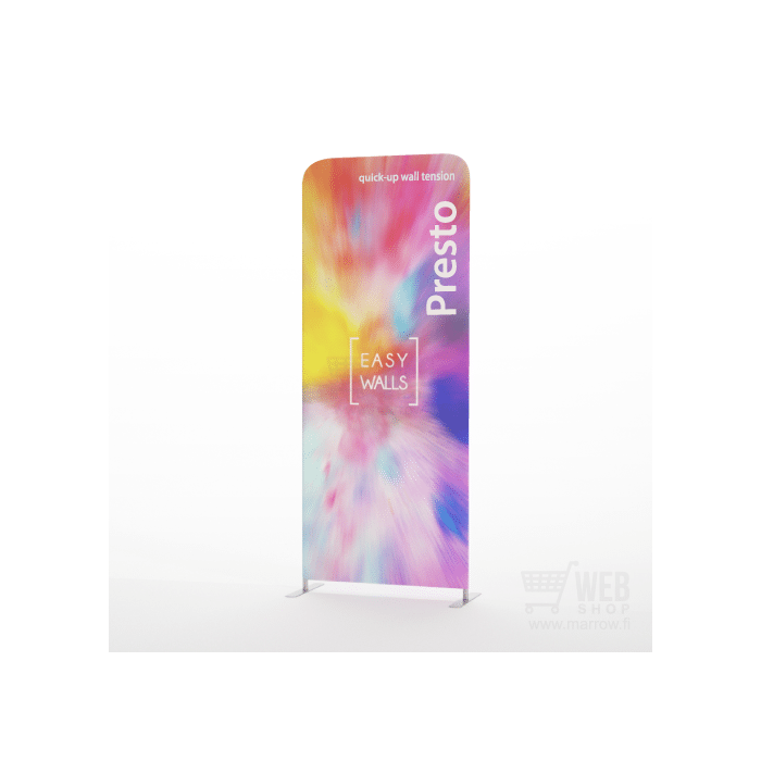 Quick-Up Banner – Tension Presto Front view