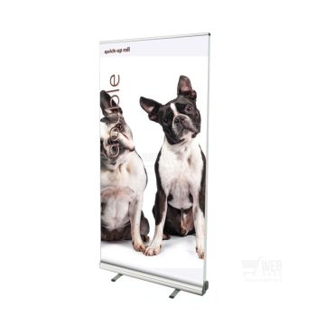 Quick-Up Roll Double 100 - kaksipuolinen roll-up teline