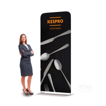 Quick-Up Banner – Tension Presto - kaksipuolinen mainosteline