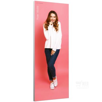 Seinälle kiinnitettävä 100x300cm kokoinen Quick-Up Lightbox - Poster LED valotaulu.