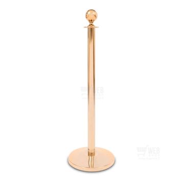 Quick-Up Rope Barrier - Royal Post - Gold - rajaustolppa