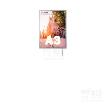 LED Frame A3 (297x420 mm) - Ultra thin LED-valokaappi