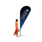 Quick-Up BeachFlag - Drop M - rantalippu