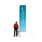 Quick-Up BeachFlag - Rectangle L - rantalippu