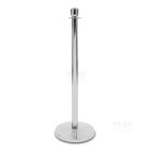 Quick-Up Rope Barrier - Modern Post - Chrome - rajaustolppa