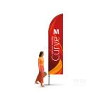Quick-Up BeachFlag - Curve M-rantalippu