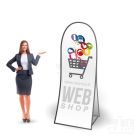 Vertical Pop-Up Banner - 75x250cm