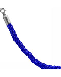 Punottu rajausk&ouml;ysi - sininen krominv&auml;risill&auml; lukoilla