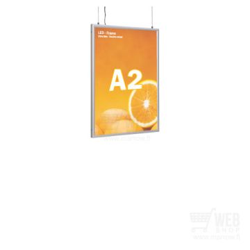 LED Frame A2  (420x594 mm) Double-sided  - Ultra thin