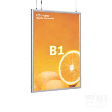 LED Frame B1 (700x1000 mm) Double-sided  - Ultra thin