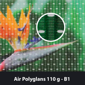 Air Polyglans 110g  - lippukangas ilmaaukoilla
