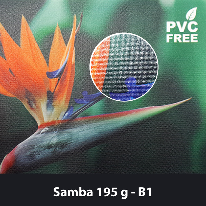 Samba 195g B1 polyesterikangas